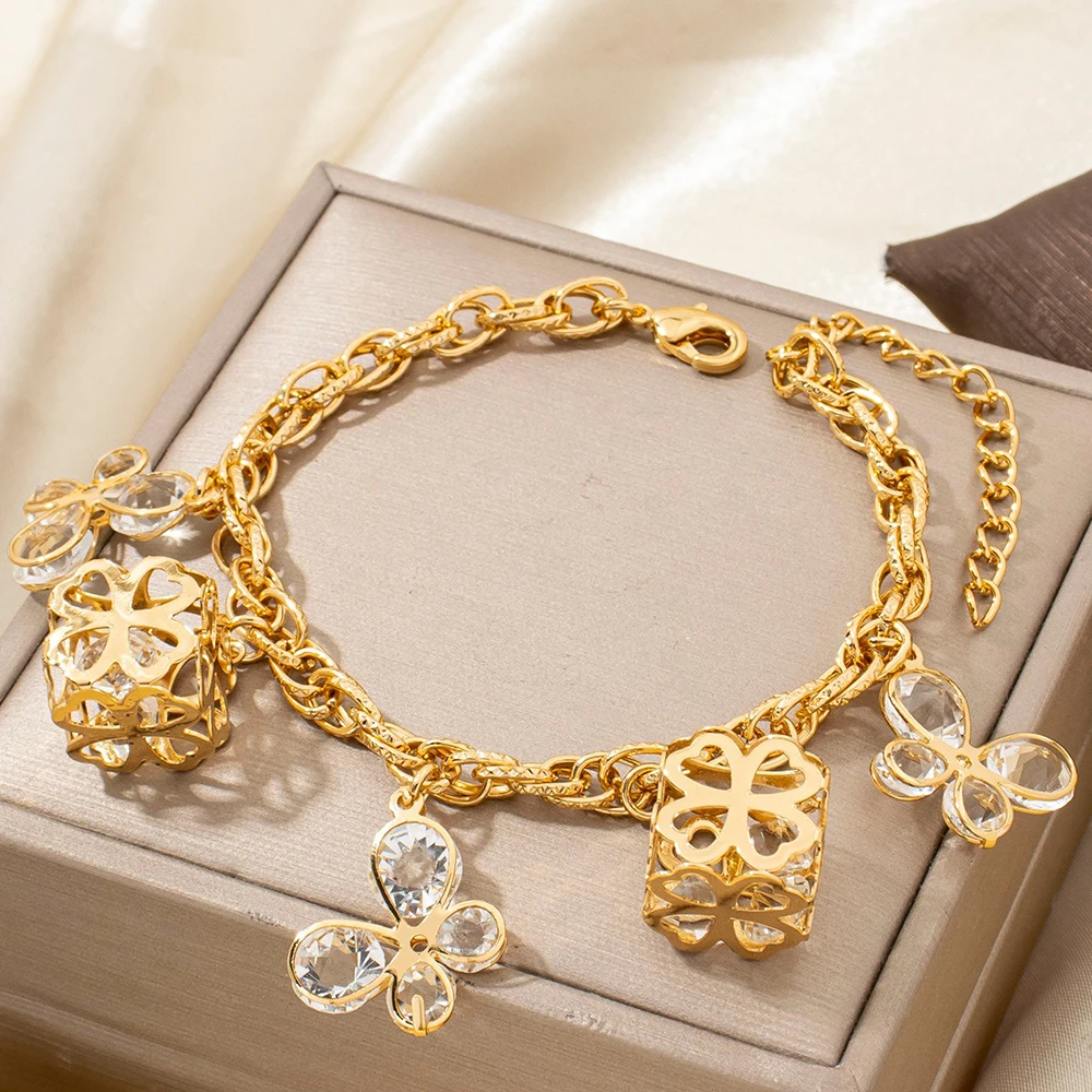 Pulseira de corrente em aço in - Butterfly Clasp Deployant avaliação e preço