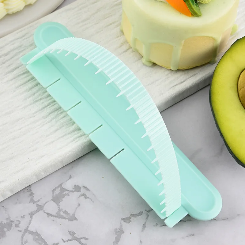 1pcs Cake Arc-shaped Piping Assistant Arc-shaped Lace Border Decoration Piping Marking Sugar Flipping Baking Tool