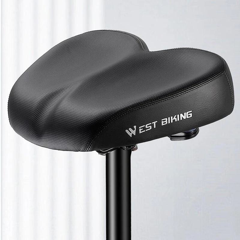 

G612 Bicycle/Electric Bicycle Seat Cushion Widened Noseless Saddle Recreational Bike Saddle Comfortable Cushioning Cushion