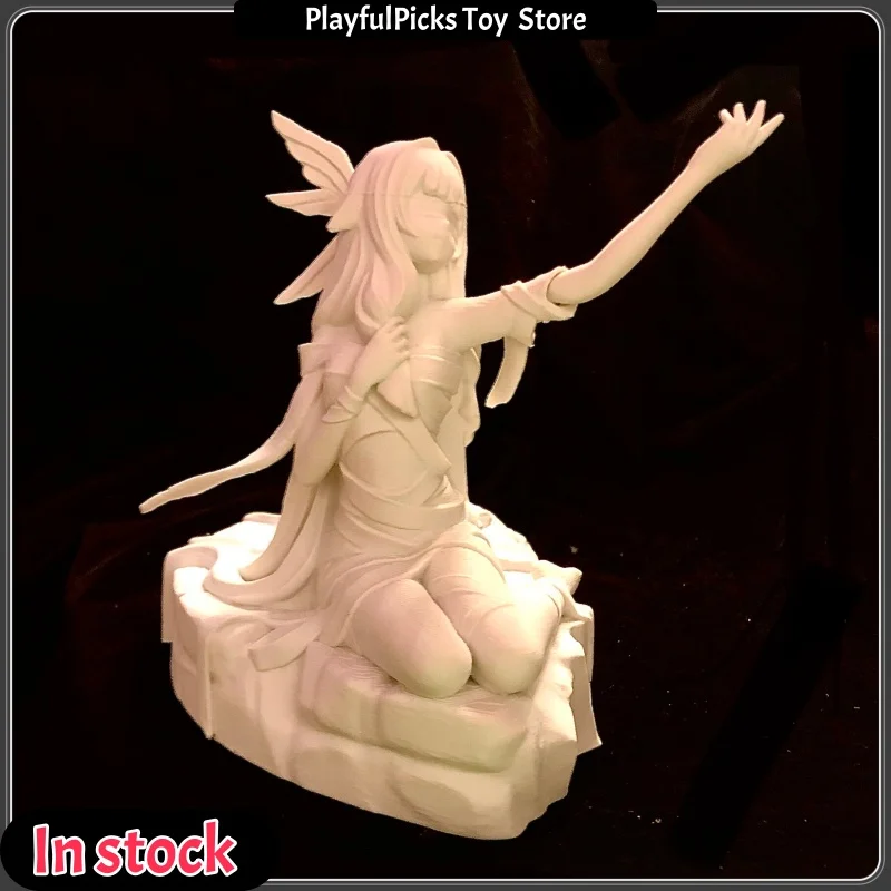 Columbina Figure 3d Printed Unpainted Plastic Statue 21cm Desktop Decor Anime Collectible Model For Anime Fans Gift