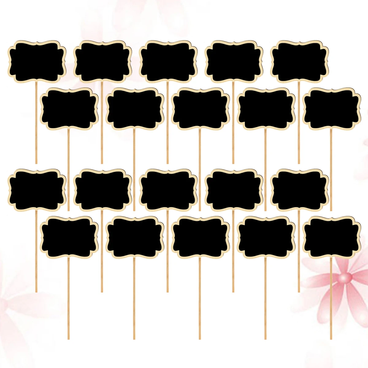 

20 Pcs Small Blackboard Insert Chalk Signs Message Tag Wedding Chalkboard The Plant Marker First Day of School Tables