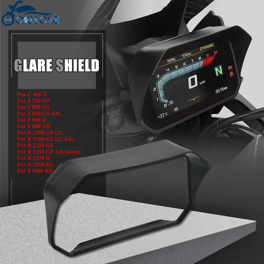 

New Motorcycle Glare Shield Speedometer sun visor protection film For BMW F850GS F750GS F850GS R1200GS R1250GS Adventure F 750GS