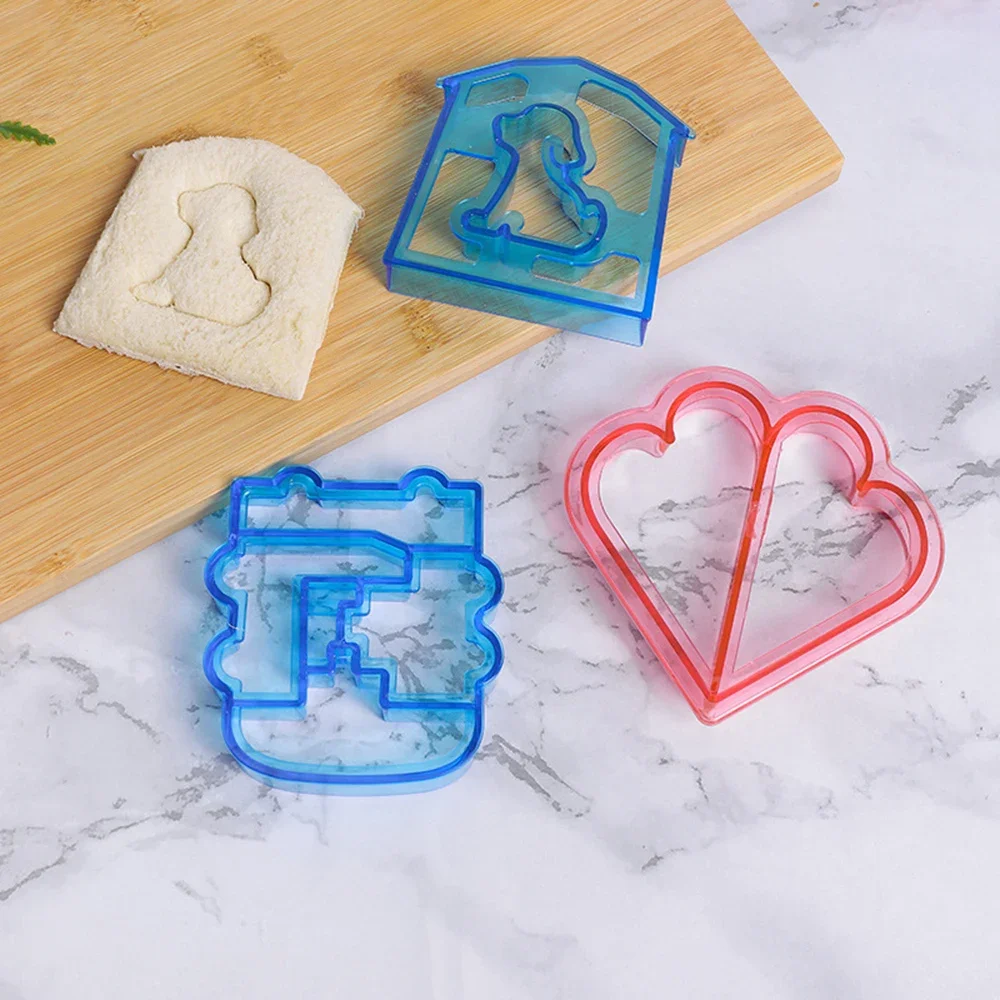 Kinder Sandwich Cutter Brot Form Cartoon Eichhörnchen Meer Hund Brot Messer Sandwich Cutter Sealer für Bento Lunch Boxen Zubehör – Detail 24