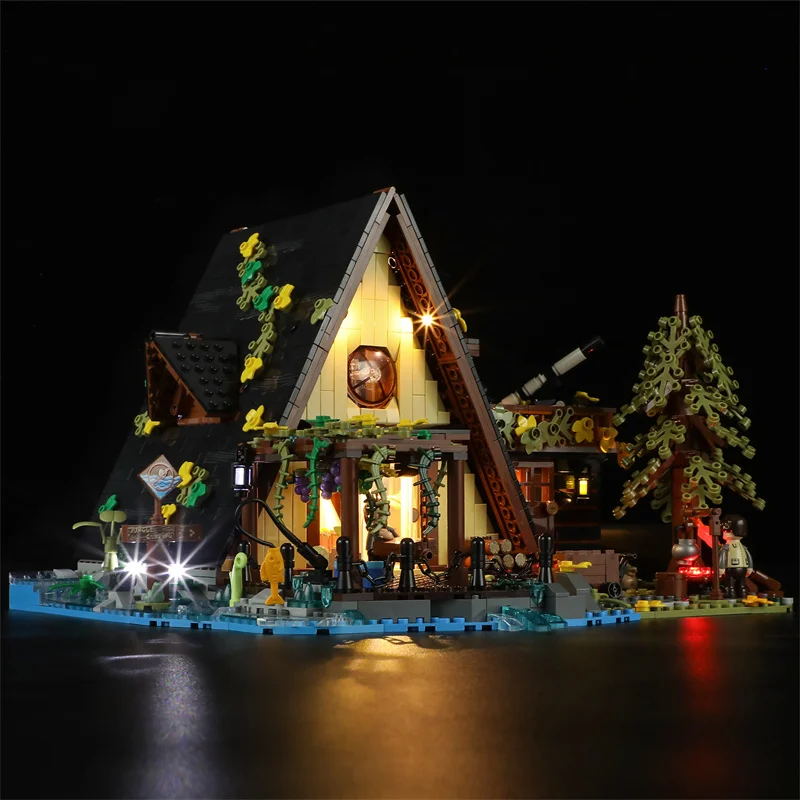 

Модульные здания-конструкторы A-Frame Cabing LED: Архитектурный набор-модель «Городской пейзаж» для кемпинга, 2061 деталь. Игрушка для мальчиков, подарок для взрослых и детей.