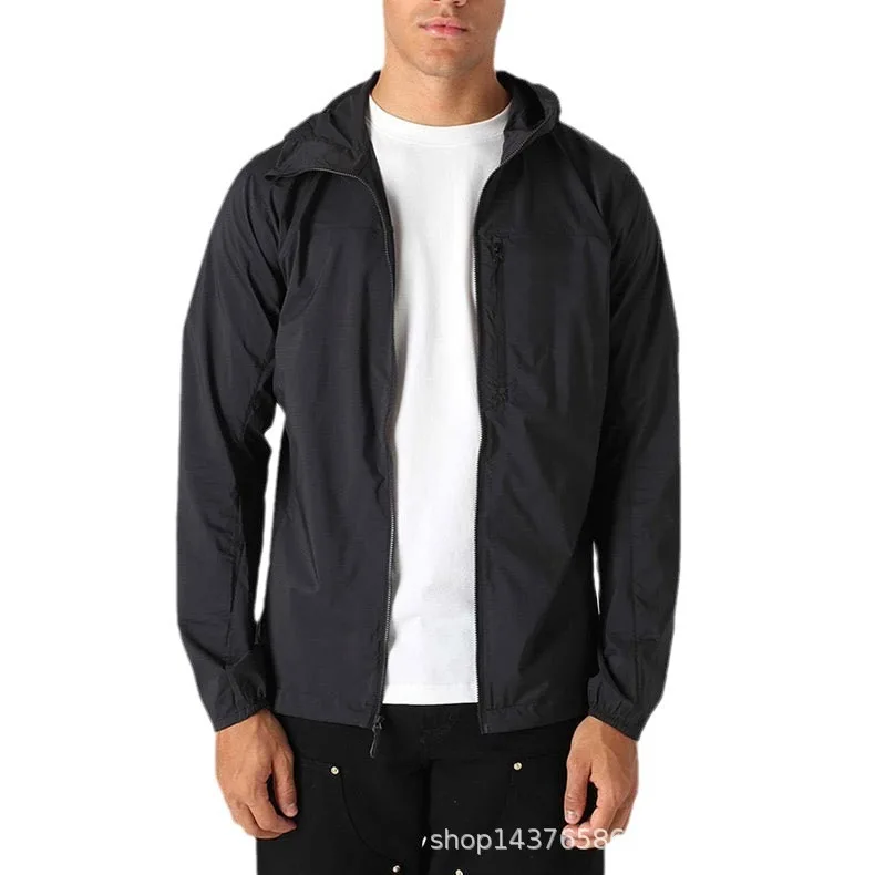 

2026 New Hoody Men's Outdoor High-quality Sun Protection Clothing Quick-drying Clothing Light Sun Protection Clothing