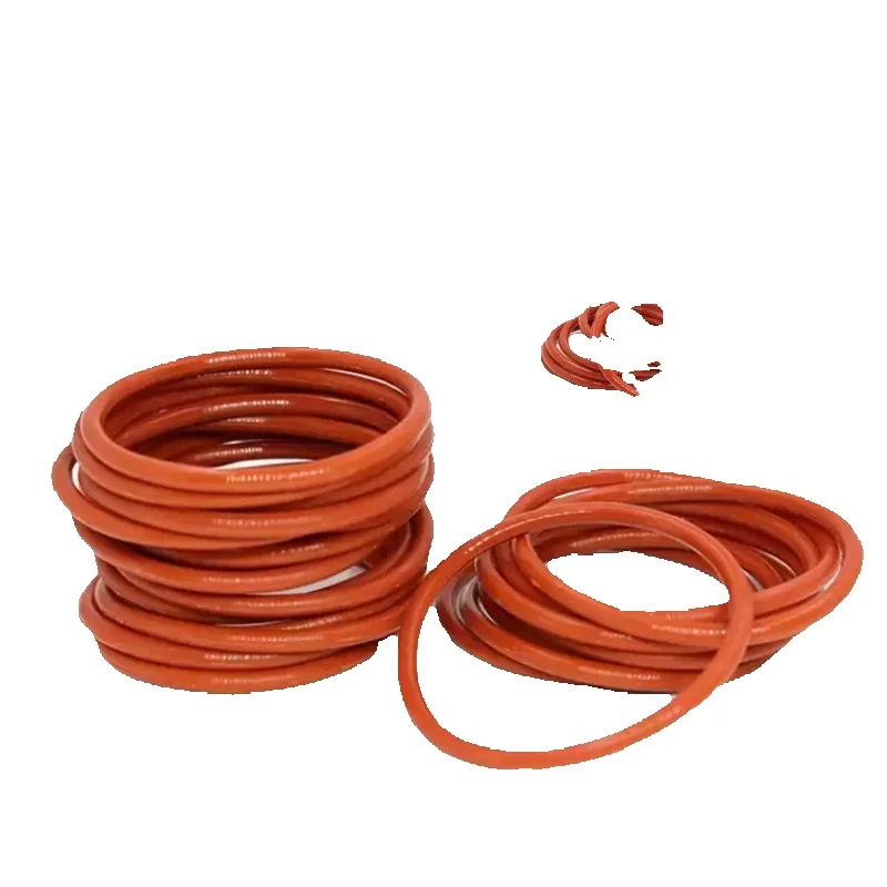 Joint torique rouge épaisseur CS 3/3.5/4/5mm rondelles de joint d'étanchéité en Silicone de qualité alimentaire VMQ rondelle étanche OD 10-90mm