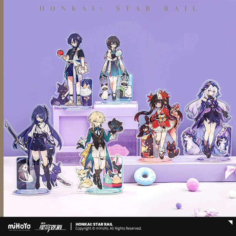 Sunsyea Honkai Star Rail Official Merch miHoYo Original Authentic XBDMM Series 3 Acrylic Stand Badge Cards Pendant Acheron - Image 2