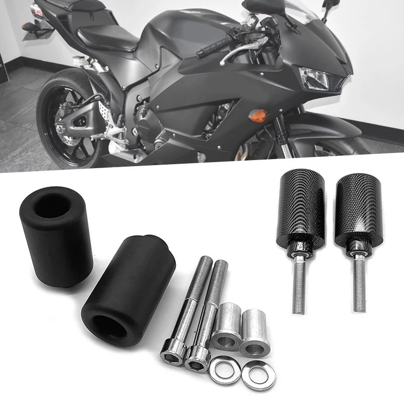 Frame Slider Crash Protector – Zwart, POM-materiaal, 49 Mm Diameter, Voor Honda CBF600, CB600F Hornet En CB600S (2004-2013)