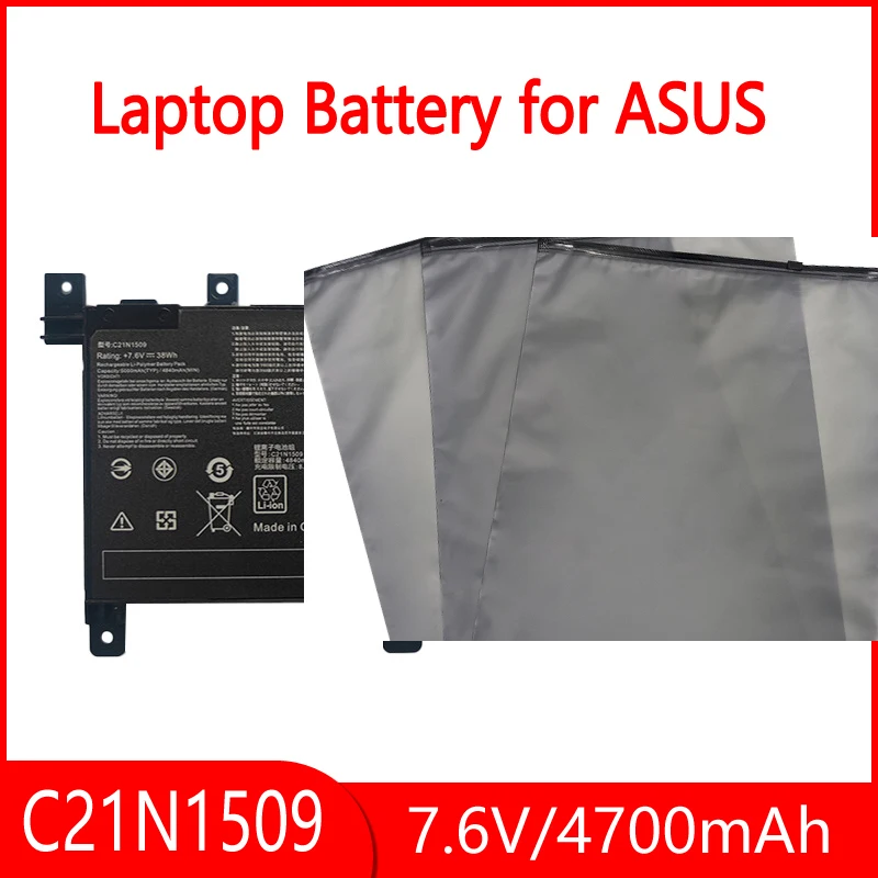 

4700mAh C21N1509 Notebook Laptop Battery For ASUS X556UA X556UB X556UF X556UJ X556UQ F556 F556U F556UA K556U K556UA K556UR A556U