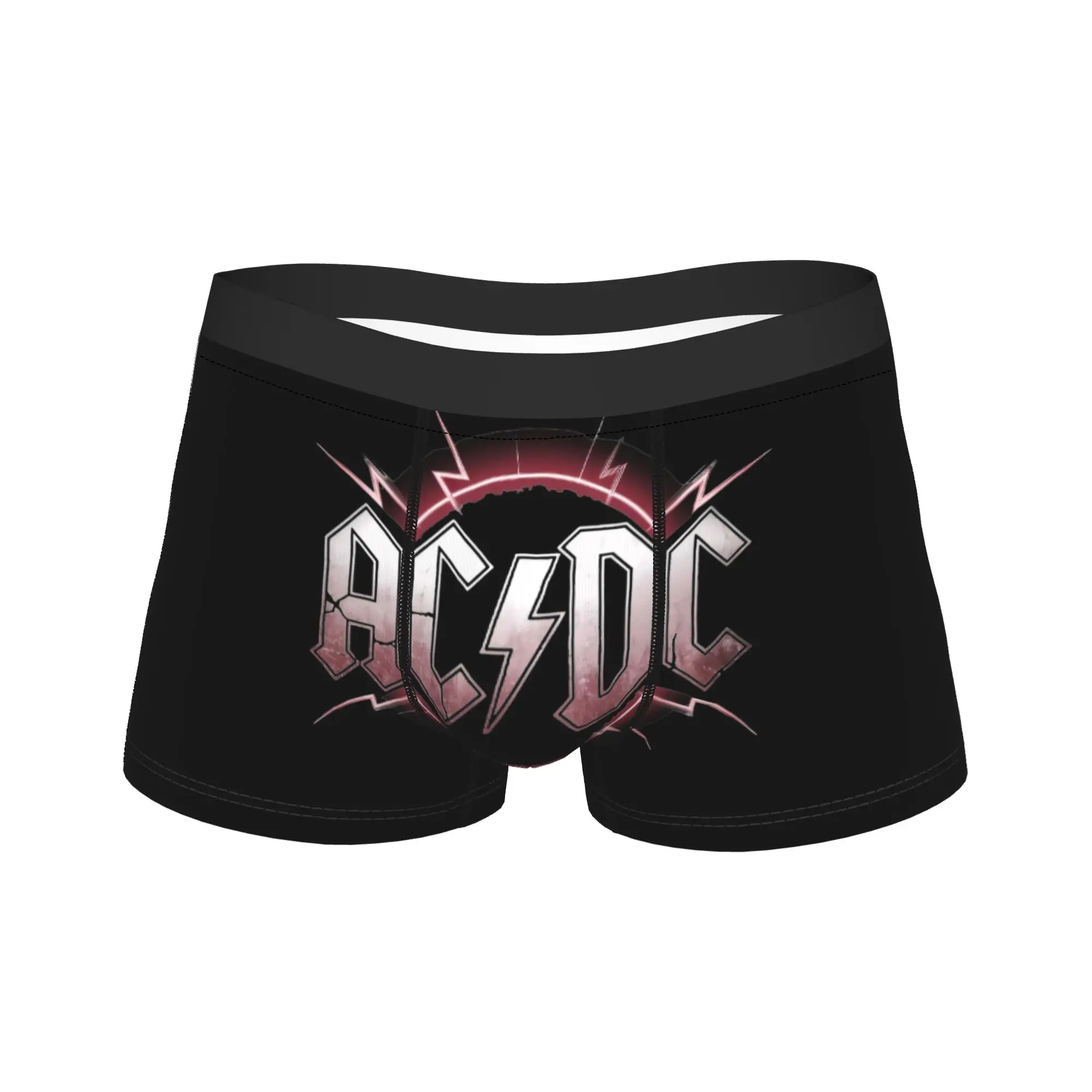 

Hot Boxer Thunder Rock AC-DC Shorts Panties Briefs Men's Underwear Breathable Underpants for Male S-XXL