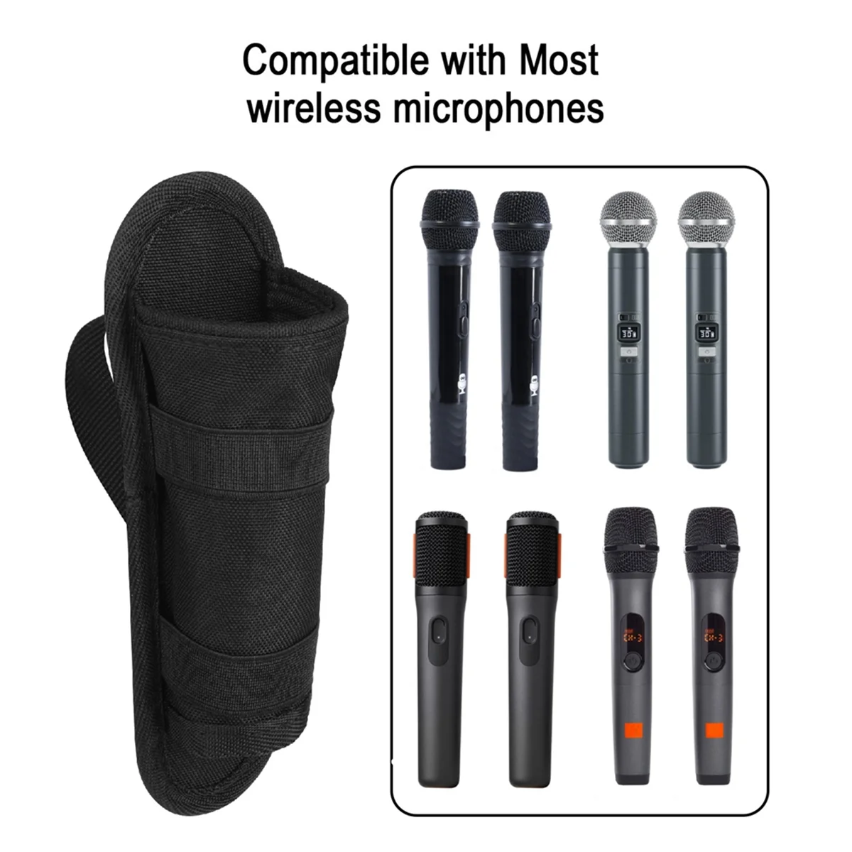TXEsign Microphone Belt Holder for JBL Partybox Wireless Mic, Nylon Mic Clip Storage Holder for JBL Partybox Wireless Micropho - Image 4
