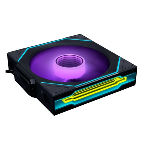Imagen 2 del producto LIANLI UNI FAN SL-INF Ventilador inalámbrico para caja de computadora de 120 mm, ventilador refrigerado por agua, ventilador emisor de luz ARGB de 5 V.