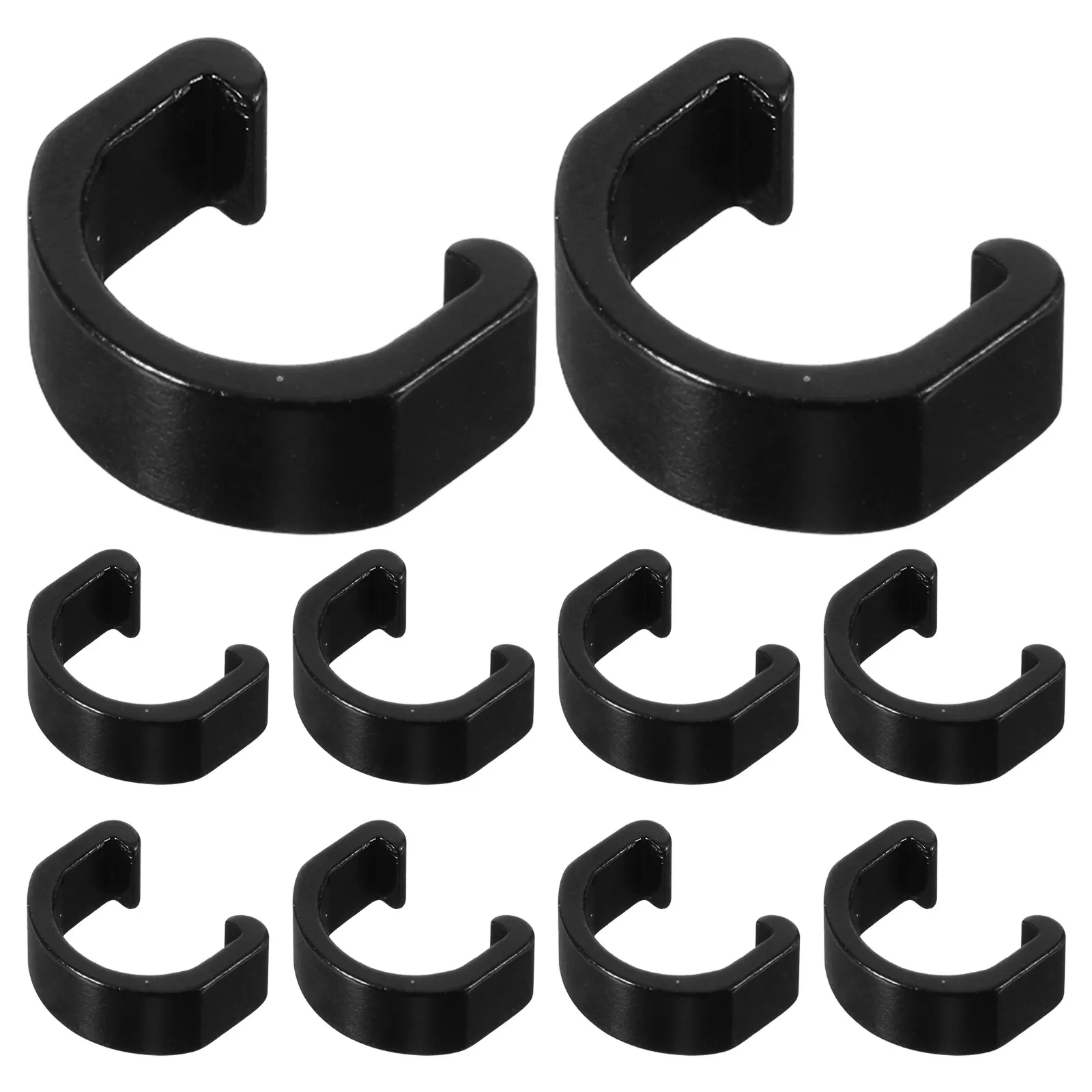 10Pcs U Shaped Cable Clips Aluminum Alloy Bike Wire Clamps for Road Mountain Bike Line Fixing C Clip Buckle Brake Line Clamp view 4