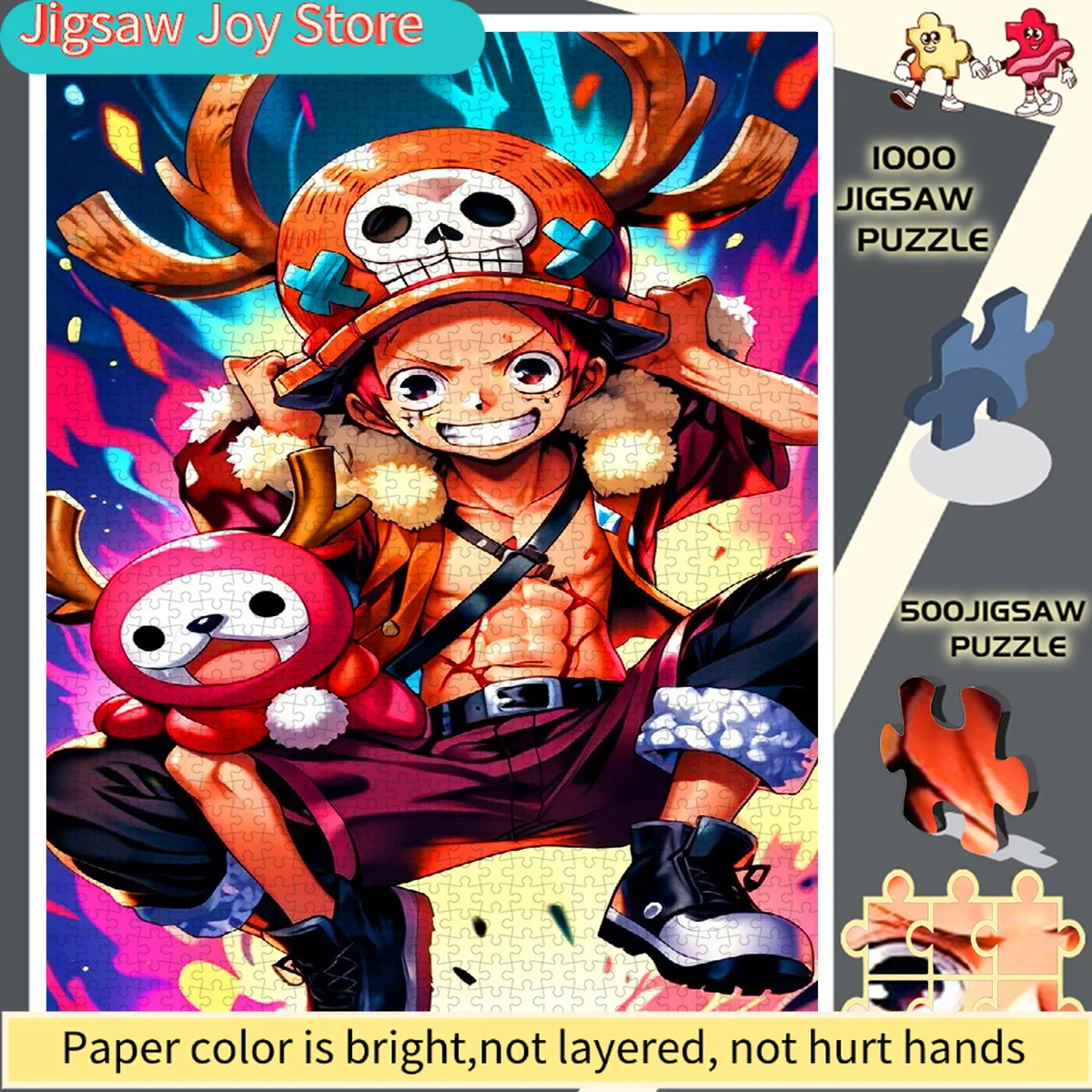 

Hot-Blooded Anime Boy Character Cool Styles Frameless DIY Puzzle - Perfect Choice for Paper Jigsaw Puzzle Enthusiasts - Educat