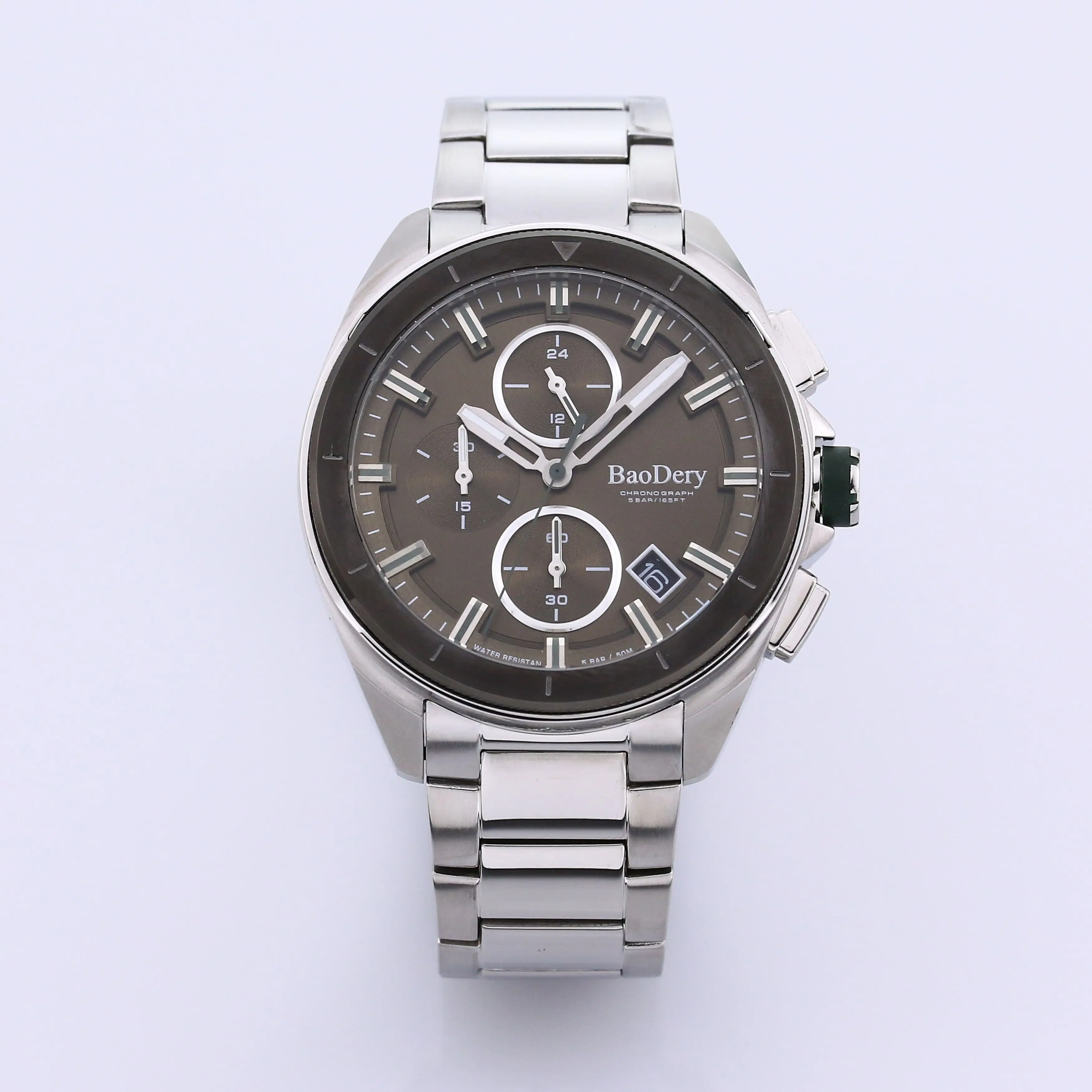 Distinctive 3 Subdial Layout, Caixa preta, 44mm