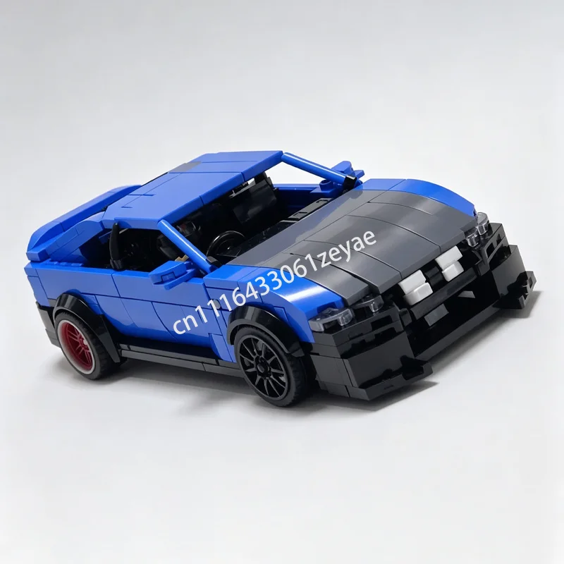 459PCS Racing Sports Car MOC Custom Building Blocks Model Creative Assembly Educational Toy Collection Display Performance Gift