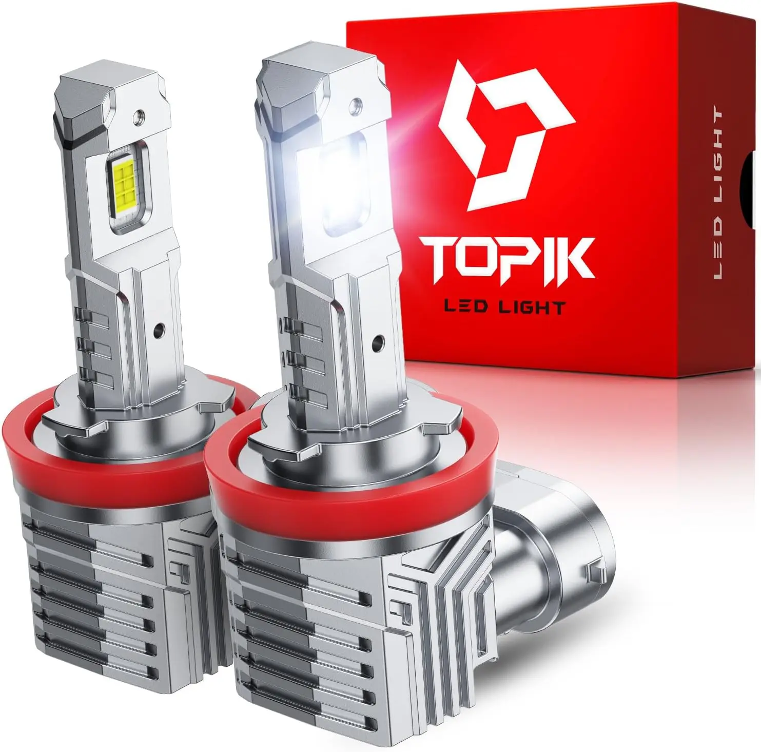 

Upgraded H11 LED Bulbs, 30000LM 6500K, IP67 Waterproof, Fits H8 H9, 2PCS