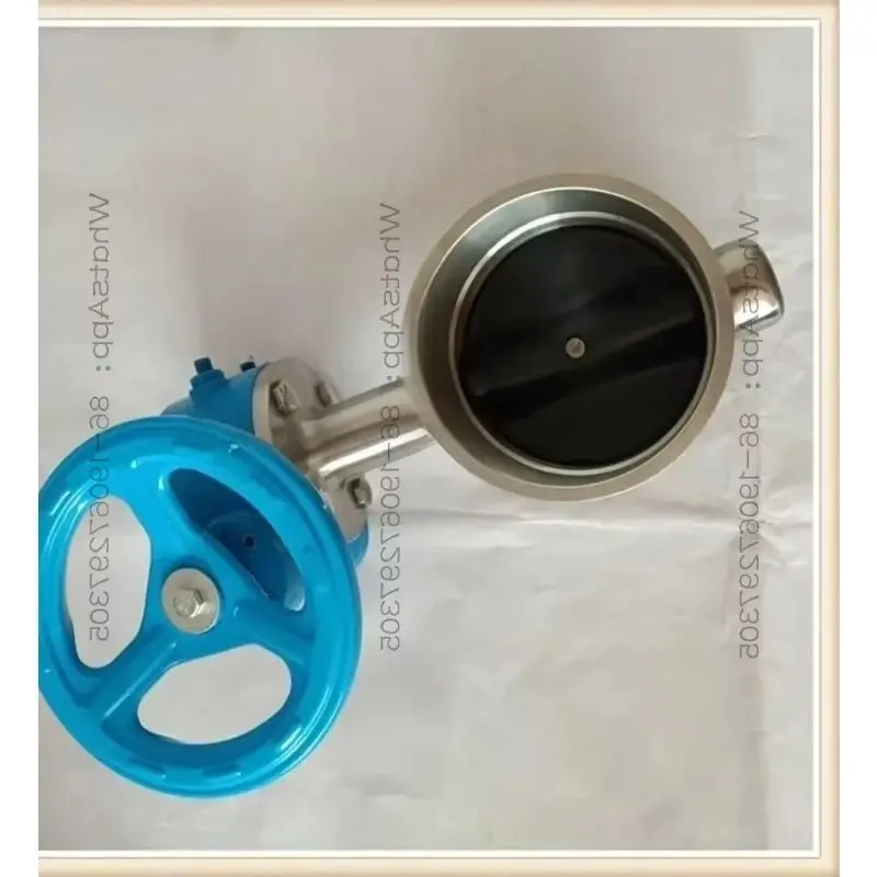 

0210Z Stainless Steel Turbine Grooved Butterfly Valve, Manual D381X Sanitary Stainless Steel Grooved Butterfly Valv8