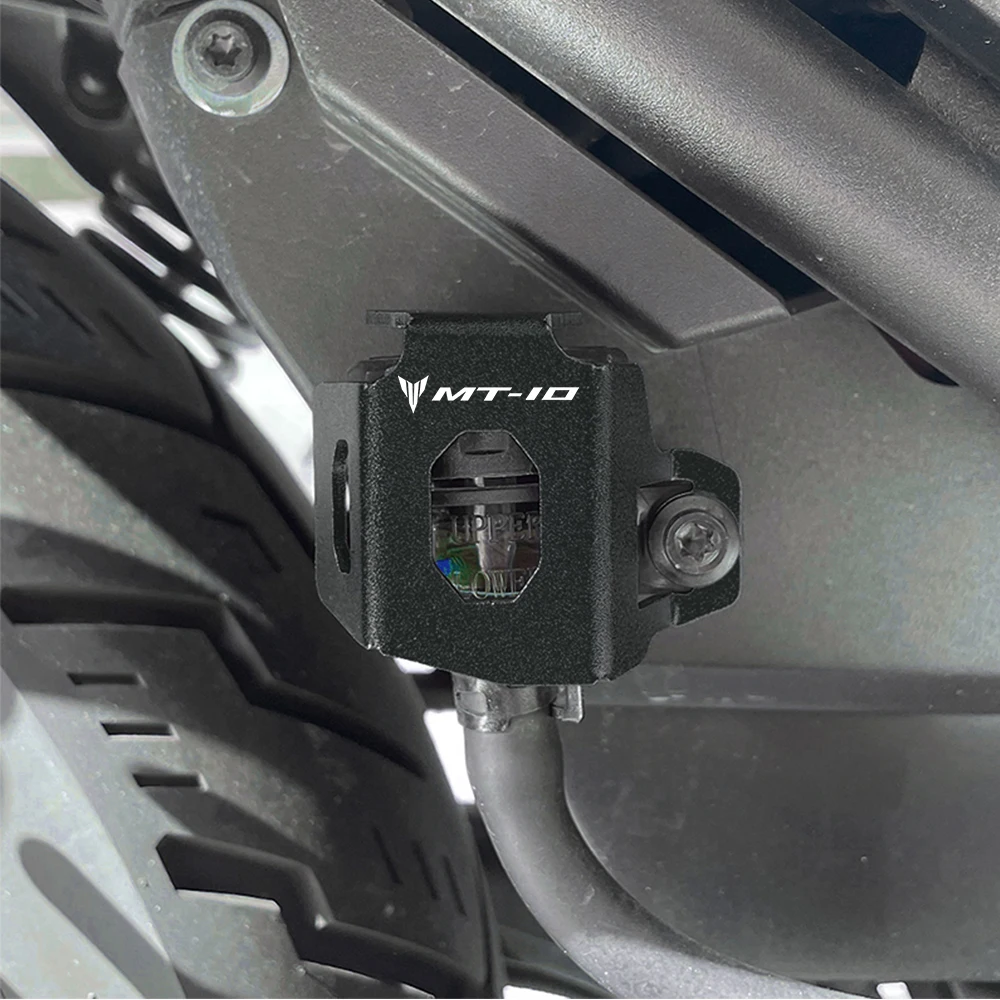 Motorcycle Oil Tank Protector Rear Brake Reservoir Shield For Yamaha MT 10 MT10 Accessories Easy Install