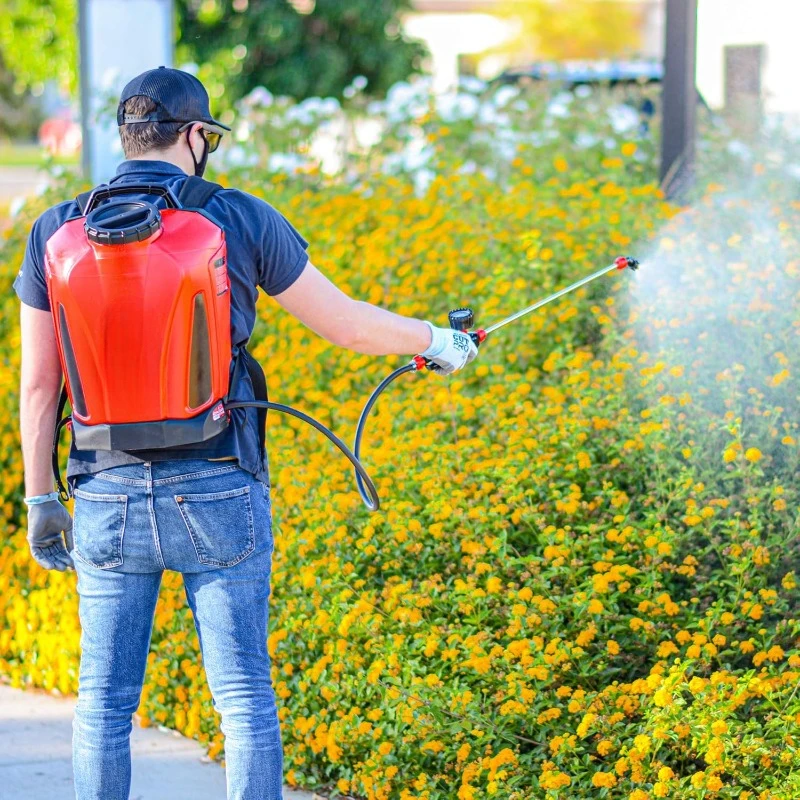 4 Gallon Battery Powered Backpack Sprayer with Lithium Ion Battery for Pest Control and Disinfectants，home.