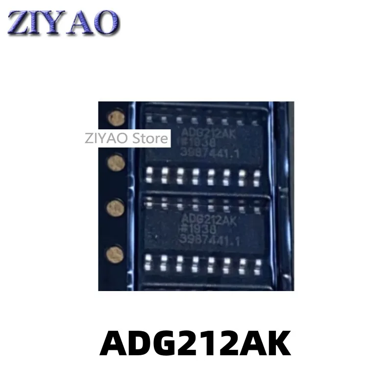 

5PCS ADG212 ADG212AK ADG212AKR ADG212AKRZ SOP16 packaged analog switch chip