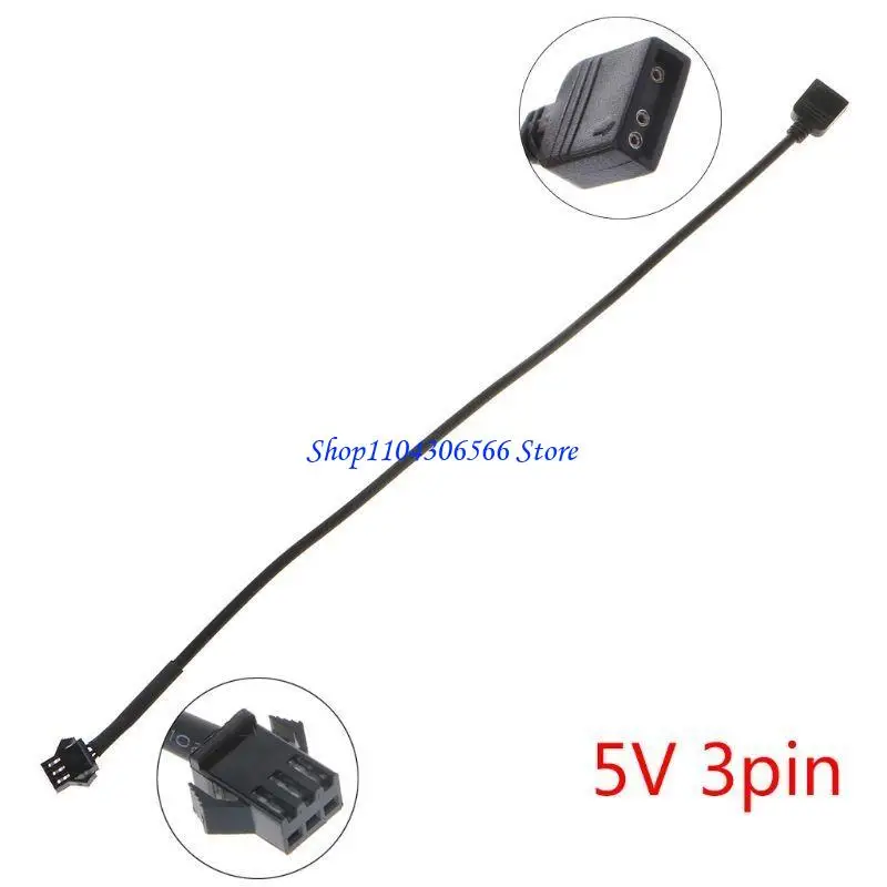 02DD Motherboard RGB SYNC Splitter 12V 4Pin RGB / 5V 3Pin ARGB SYNC HUB Header Transfer Splitter Extension Cable for Computer