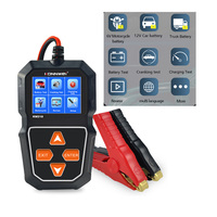 6V 12V Car Motorcycle Battery Tester Analyzer KONNWEI KW218 SOH SOC Battery Analyzer Auto Tester Tools Cranking Charging Test