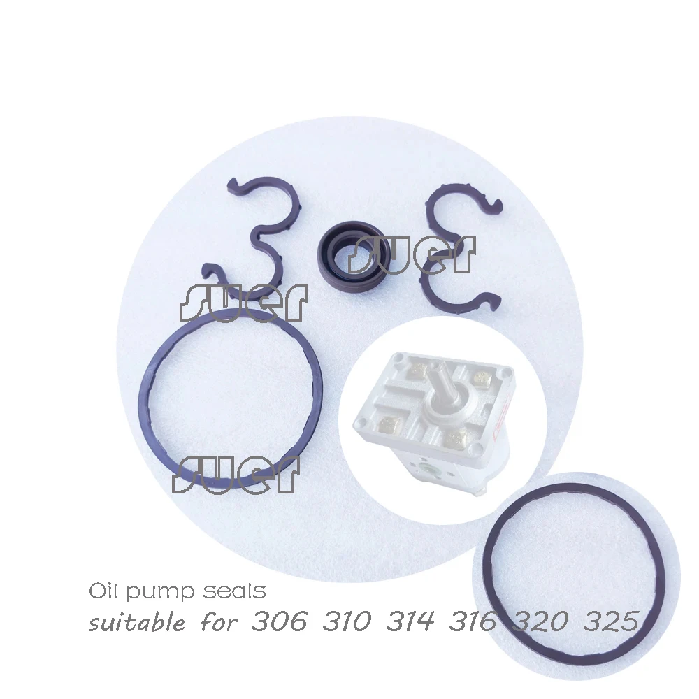 Set of Oil seals for Hydraulic Gear Pump CBN 306 310 314 316 320 325