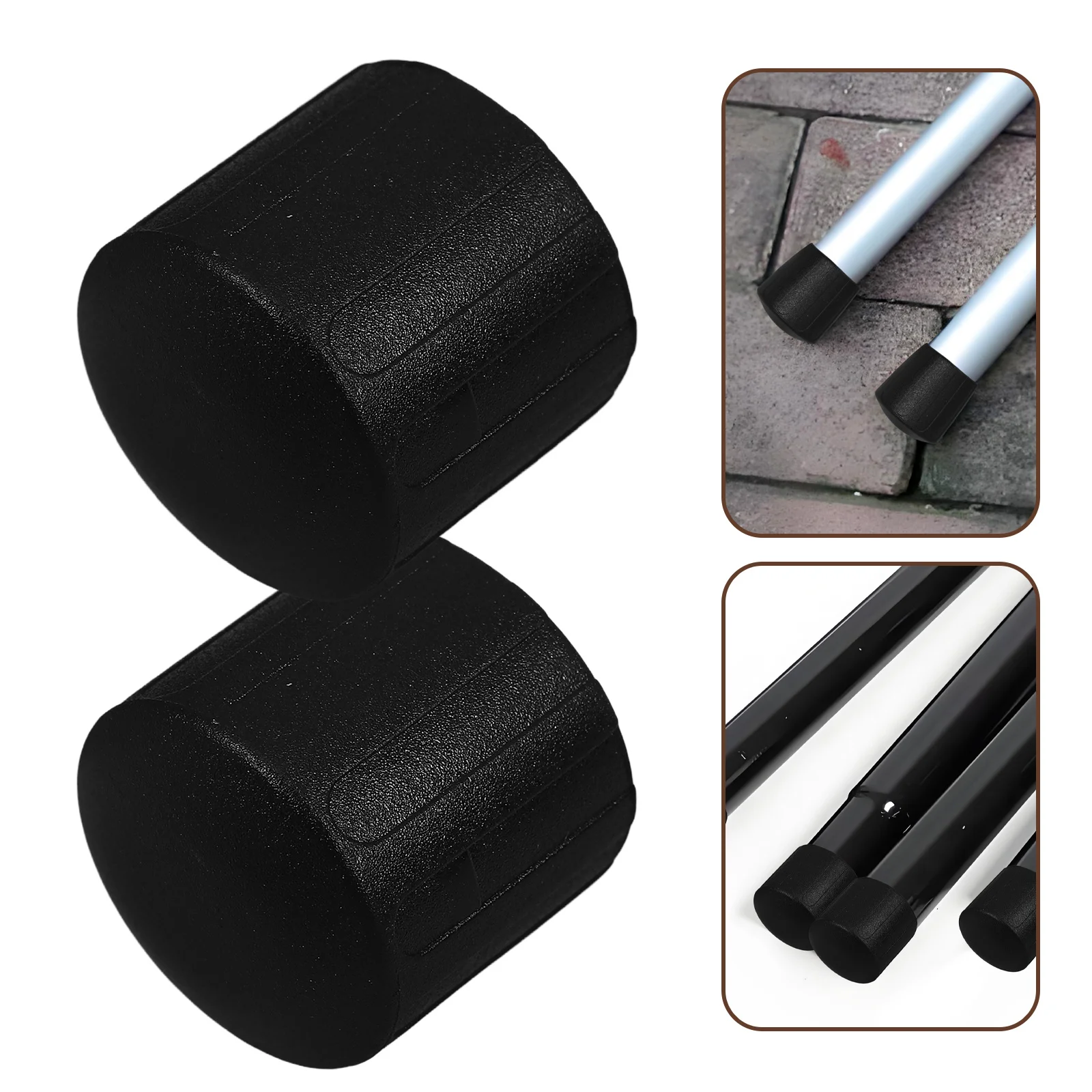 

50pcs Pole End Caps 19Mm Plastic Replacement Accessories For Camping Hiking Tarp Boat Cover Repair Kit Tent Pole Sleeve