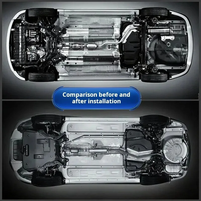 Akcesoria samochodowe Black Under osłona silnika błotnik osłona przeciwbłotna Panel błotnika do Volkswagen LAVIDA 2018-2022