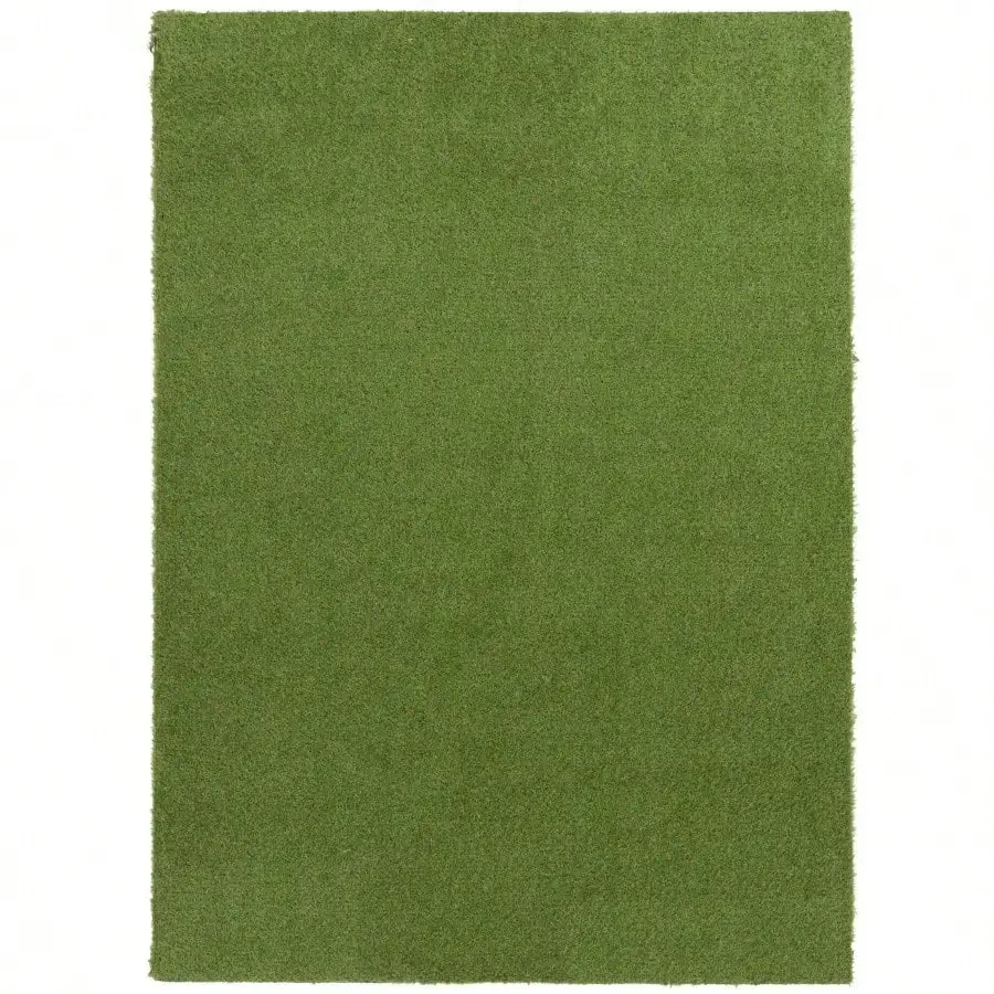 

5x7 Green Faux Grass Outdoor Rug for Patio Deck Yard Soft Durable Artificial Lawn Mat