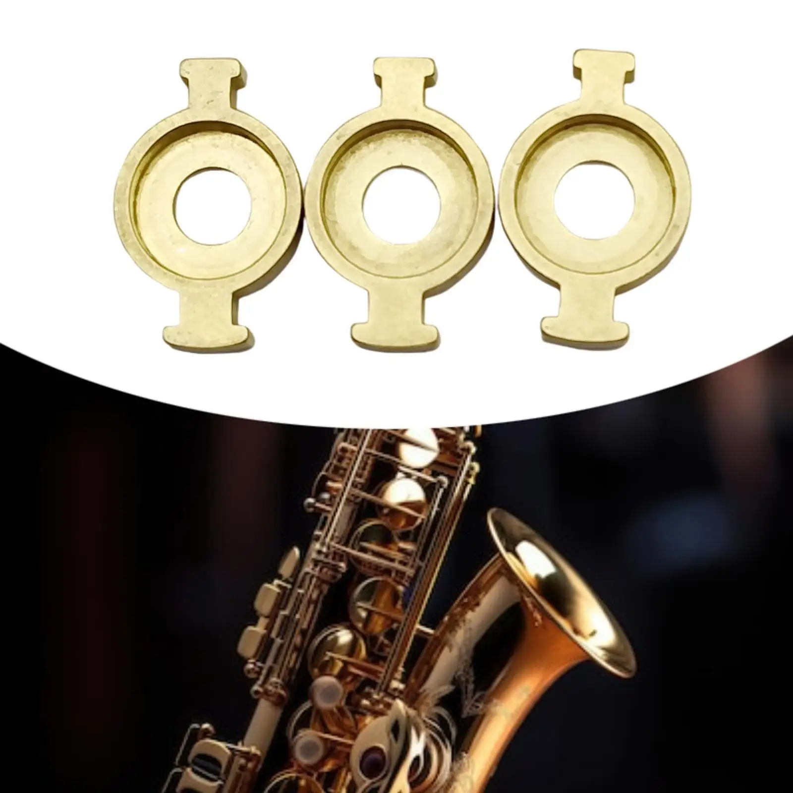 Durable Brass Trumpet Valve Spring Plate Set Universal Repair Spare Parts for Enhanced Sound and Instrument Longevity