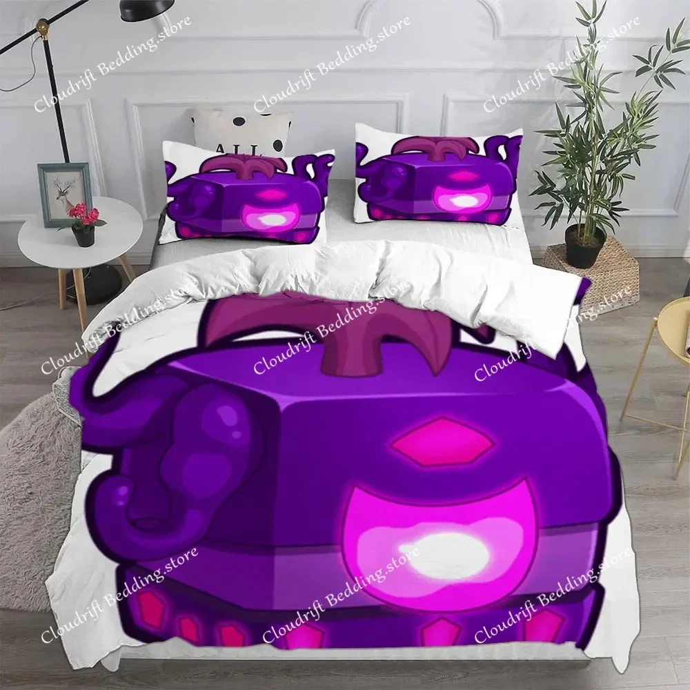 Blox Fruits Bedding Sets Bed Cover Comforter Duvet Cover Pillow Case Single Double Large Size Bedroom Decoration741