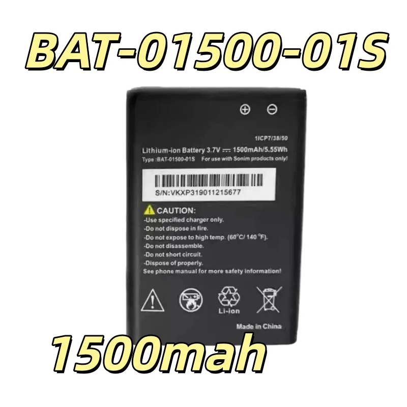 replacement battery BAT-01500-01S 3.7V 1500mAh suitable for XP3 XP3800 mobile phone