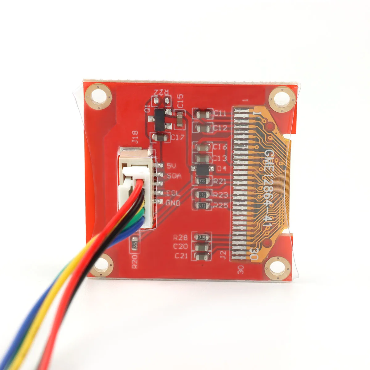 MAXKGO Akcesorium BMS 0,96 1,3-calowy wyświetlacz OLED 12864 Ekran Port szeregowy IIC Kompatybilny z SSD I2C do akumulatorów litowo-jonowych litowo-jonowych