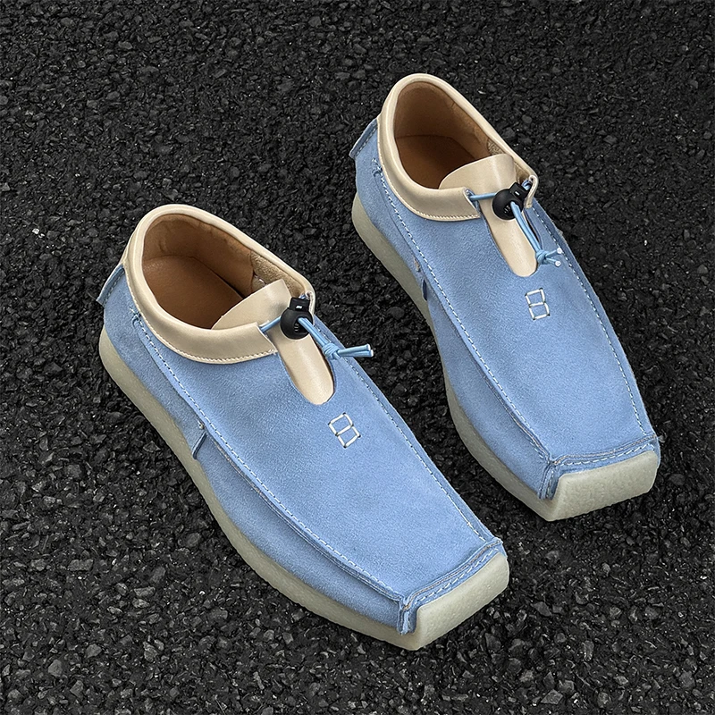 レトロスクエアカジュアルメンズシューズカラーブロッキングニッ - Men Shoes H&M のレビューと価格