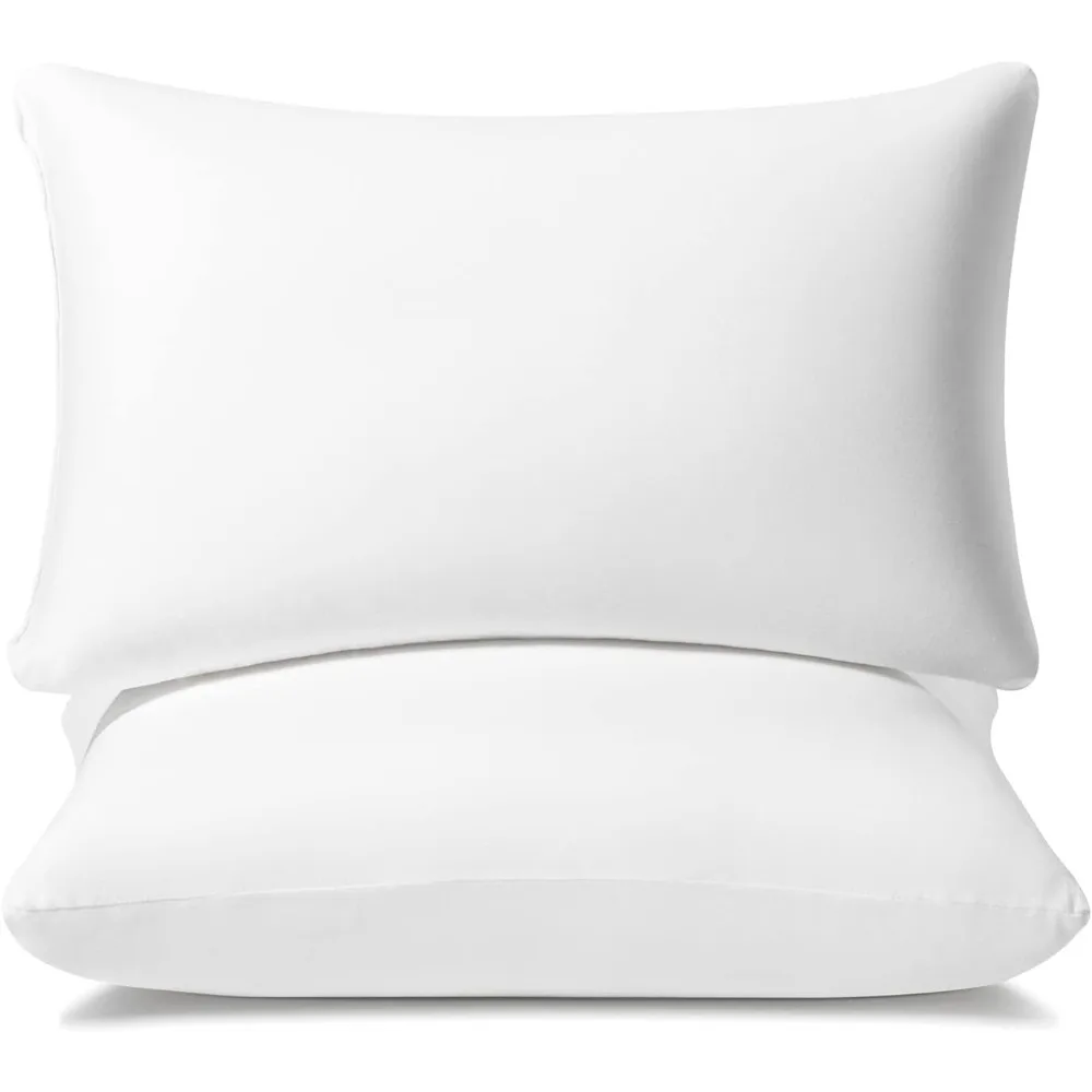 

Aeromax 12x20 Pillow Inserts - Set of 2 Memory Foam Lumbar Support Rectangular Pillows for Decorative Cushions and Bed Use