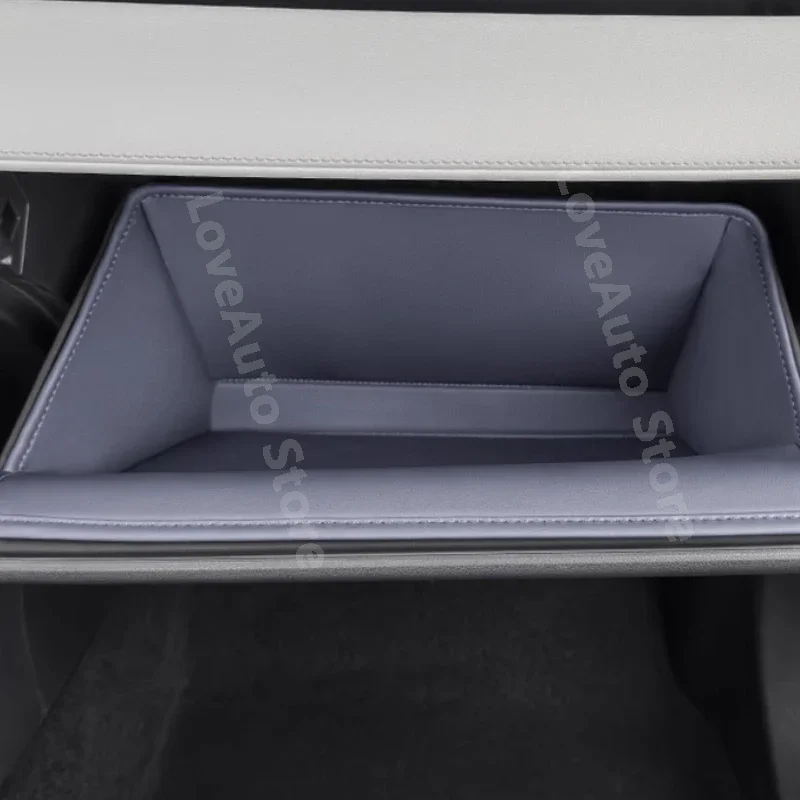 For Geely Boyue L FX11 Starray Atlas L 2023 2024 Car Co-pilot Front Passenger Storage Bag Pocket Door Storage Slot Cushion