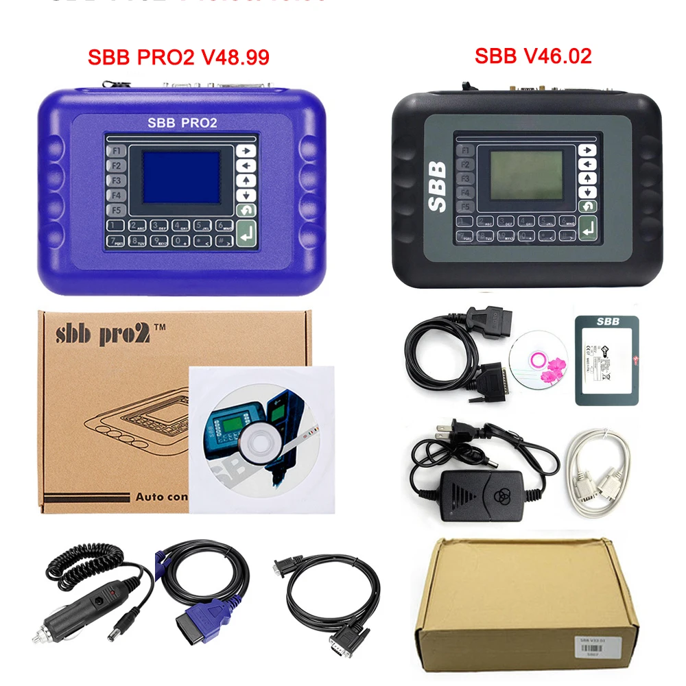 

V48.99 SBB PRO2 Cover Most Of Cars Key Maker Auto Key Programmer SBB V46.02 Smart Mini Zedbull No Limited Token Transponder Tool