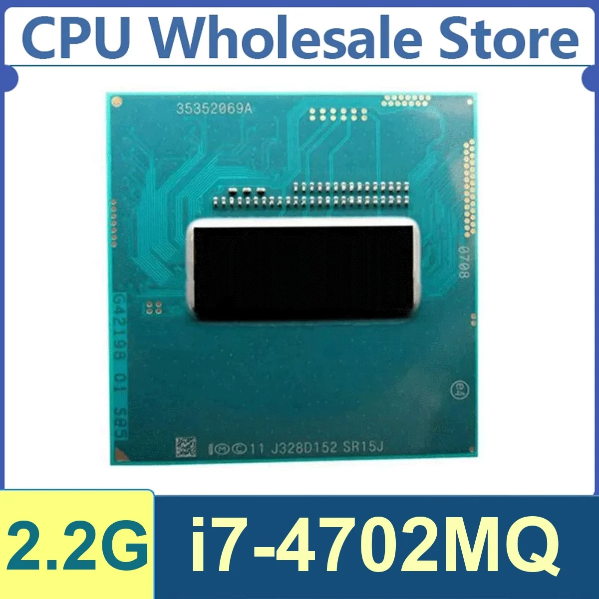 Core i7-4702MQ 4 núcleos 8 hilos 2,2 GHz 37 W 6 MB de caché 22 nm LGA 946 SR15J DDR3L 1333/1600 MHz Haswell HD Graphics 4600