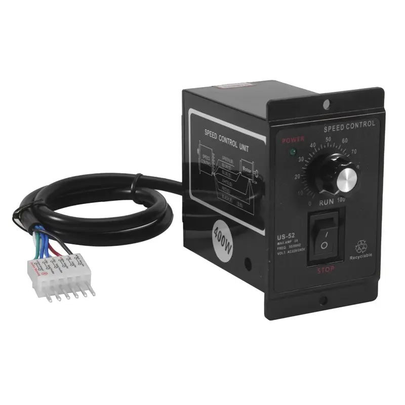 ABZZ-400W Motor Speed Controller AC 220V Motor Speed Regulator Controller Forward And Backward Motor Governor Controller
