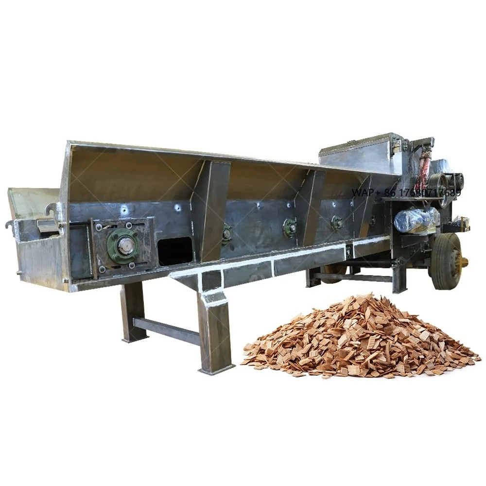 Professional Multifunctional Drum Wood Chipper - Heavy-Duty Wood Chipping & Crushing Machine for Commercial Use