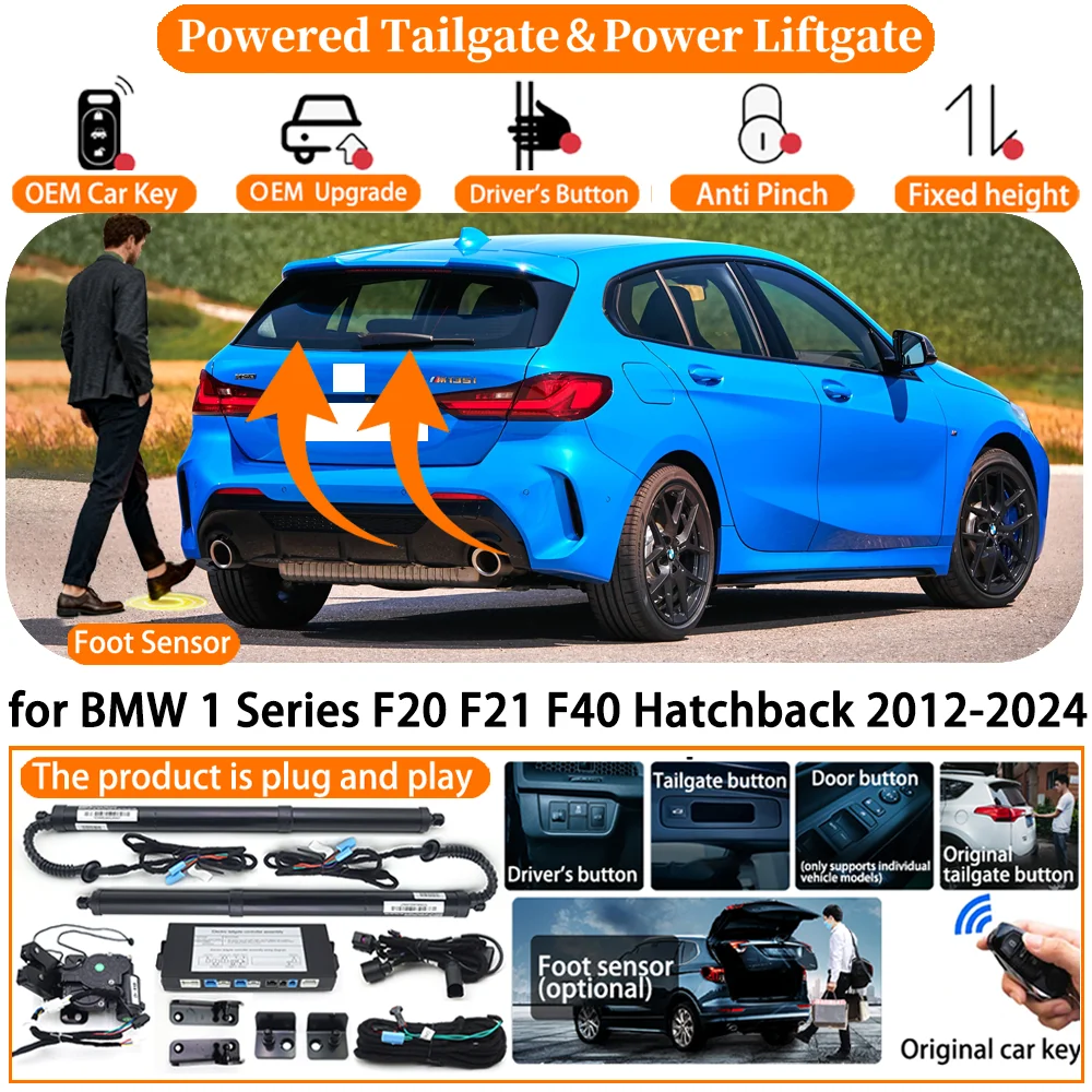 

Car Powered Tailgate system for BMW 1 Series F20 F21 F40 Hatchback 2012-2024 Auto Electric Power Tailgate Tail Gate Lift kit