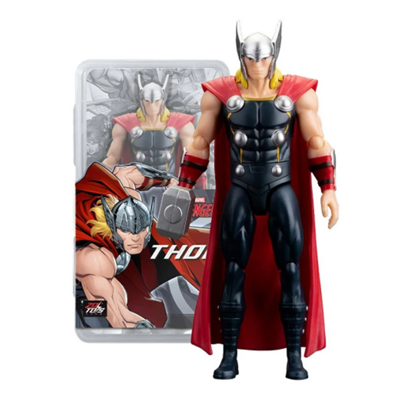 Hot ZDTDS 18CM Avengers Legends Figure Ghost Spider Iron Man Panther Hulk Captain Thor Falcon Miles Morales Thanos Figurine Toy - view 6