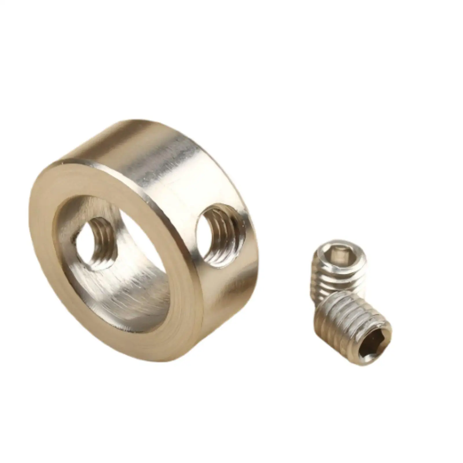Boring Tool Stop Double Screw Design Drill Depth Stop Stainless Steel Shaft for Woodworkers, DIY Enthusiasts, Workshop