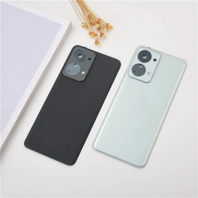 

Задняя стеклянная крышка для OnePlus 1 Nord 2T 5G, CPH2399, сменный жесткий чехол для аккумулятора, задняя крышка корпуса с объективом камеры