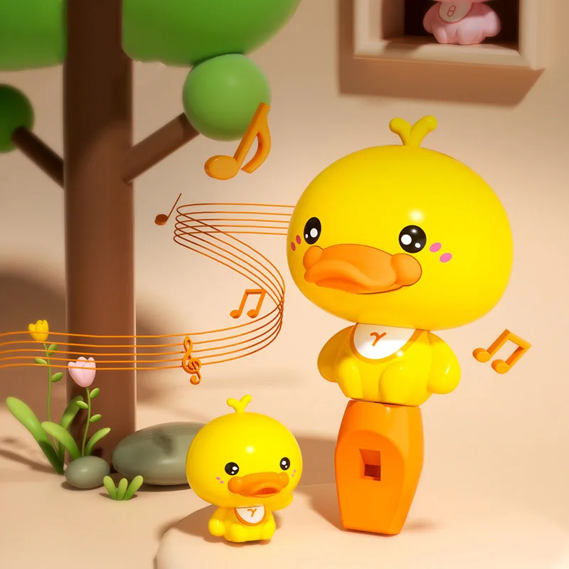 Sifflet de canard de dessin animé pour enfants, instruments de musique, jeux de développement pour enfants, jouet drôle pour garçons et filles, cadeau de récompense pour la maternelle