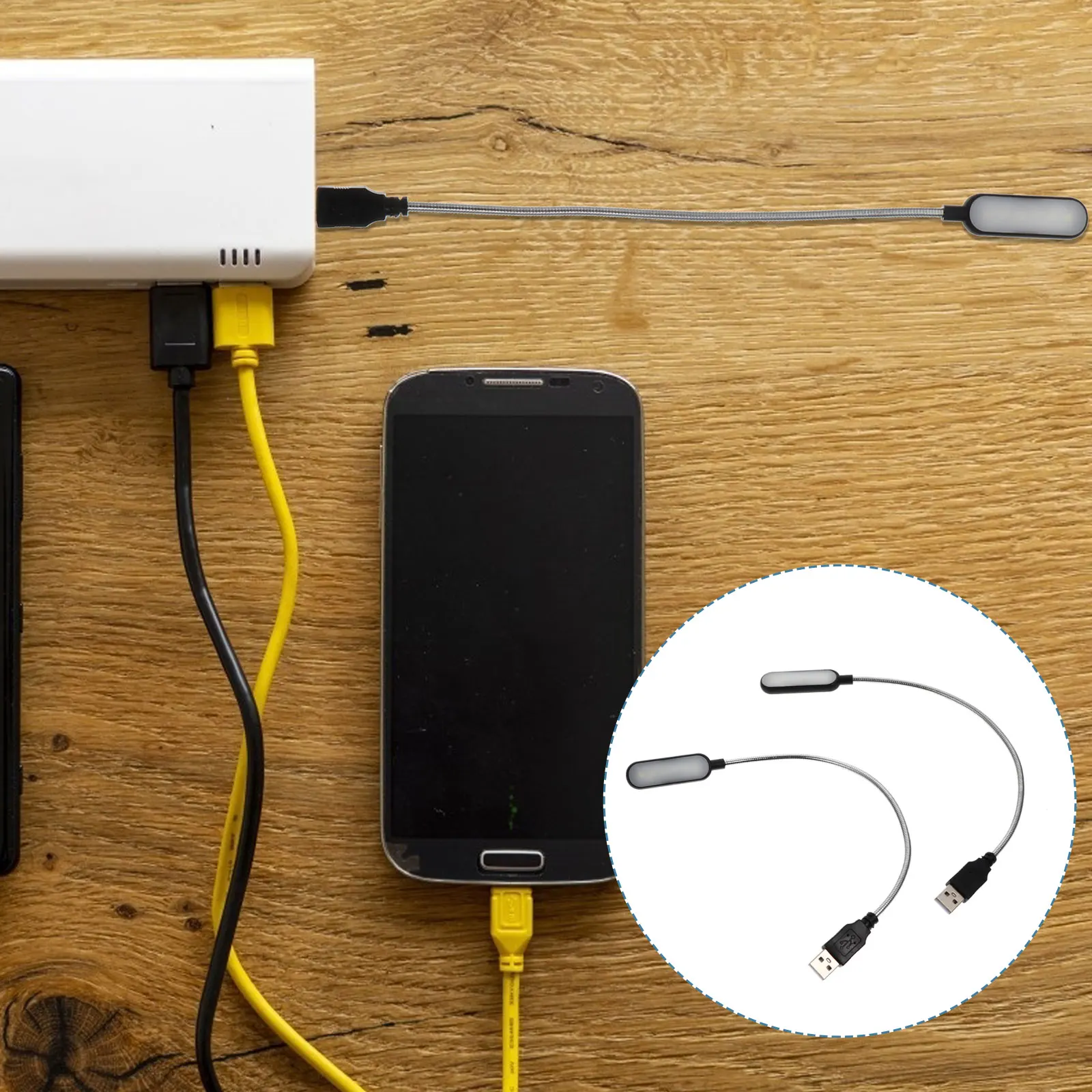 

2 шт. портативная USB-лампа, компактная лампа для ноутбука, мини-компьютерная лампа для чтения для домашнего офиса, спальни, кабинета, яркая светодиодная лампа для работы