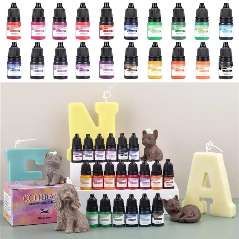 Epoxy Resin Pigment Kits Set Liquid Colorant Dye DIY UV Epoxy Resin Mold Jewelry Making Accessories Dye Pigment Sets