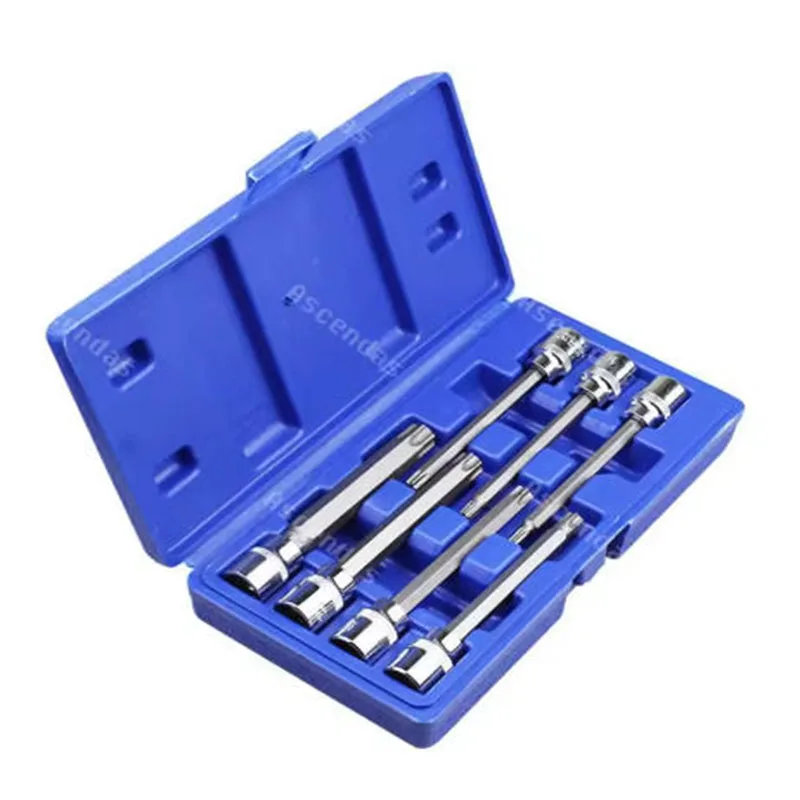 7 шт., хит продаж/удлиненная головка для звездообразного сверла Torx 3/8 дюйма, отвертка T25 T30 T40 T45 T50 T55 T60, торцевая головка для гаечного ключа, шестигранное удлинение 7 шт., хит продаж/удлиненная головка для звездообразного сверла Torx 3/8 дюйма, отвертка T25 T30 T40 T45 T50 T55 T60, торцевая головка для гаечного ключа, шестигранное удлинение